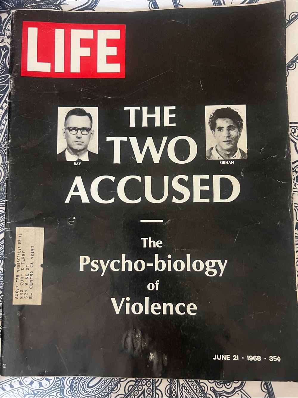 Magazine Vintage Black Cover - The Two Accused